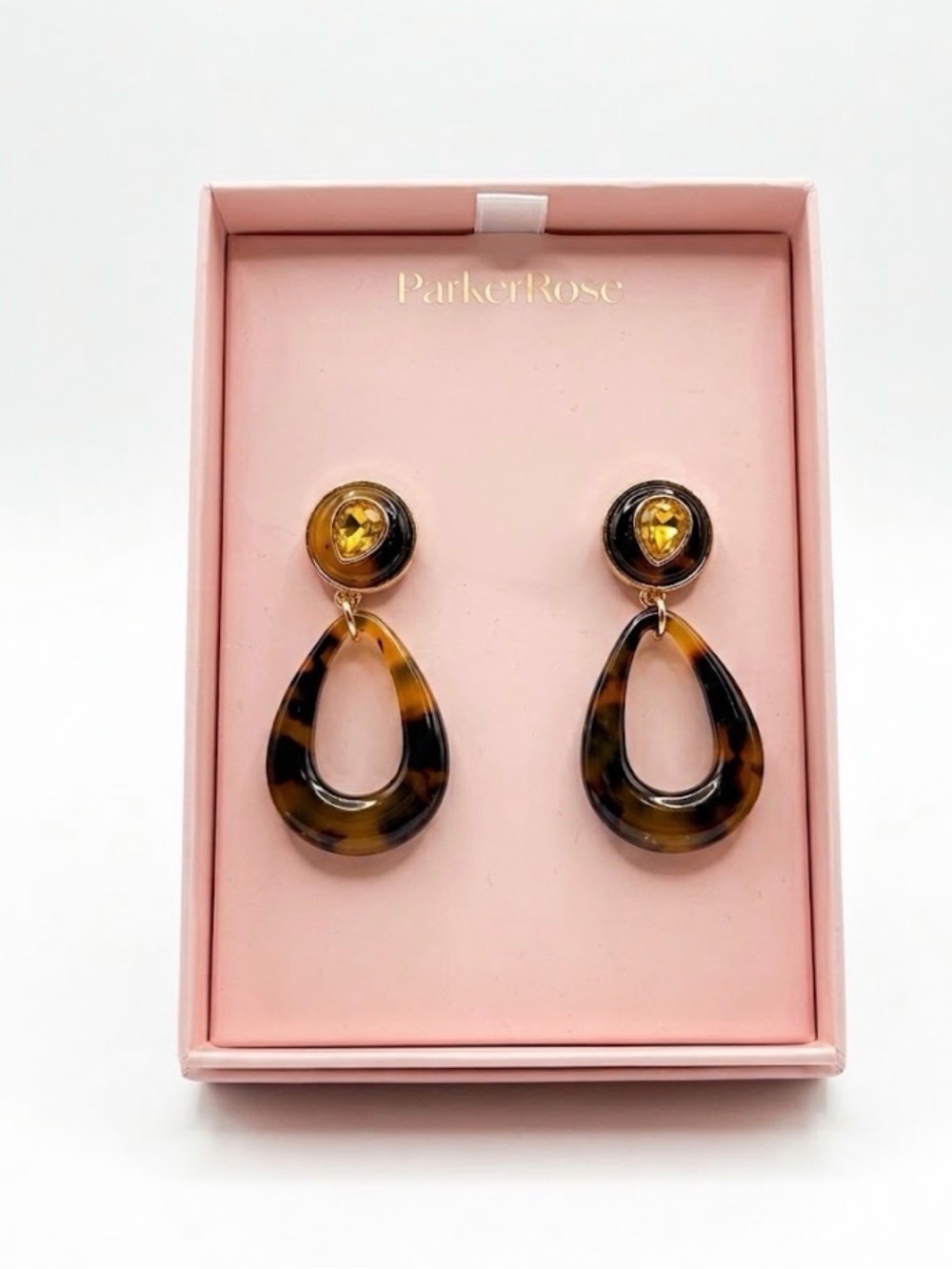 NWT ⚜️🤎⚜️ Parker Rose Tortoiseshell Drop Earrings